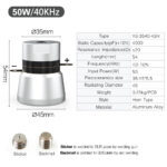 Yunyisonic 40kHz 50W parts ultrasonic cleaner transducer