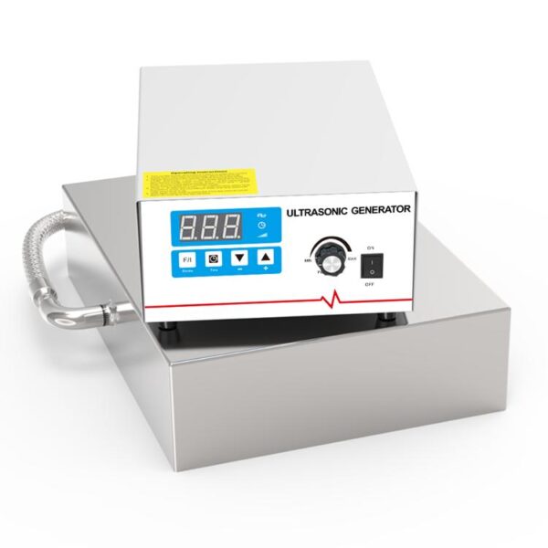 External Generator and Submersible Ultrasonic Cleaner Plate for industrial cleaning, liquid pretreat extraction dissolving