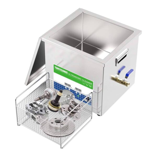 14-130L Industrial generator built-in ultrasonic washing machine for Engine Block Carburetor DPF Lab