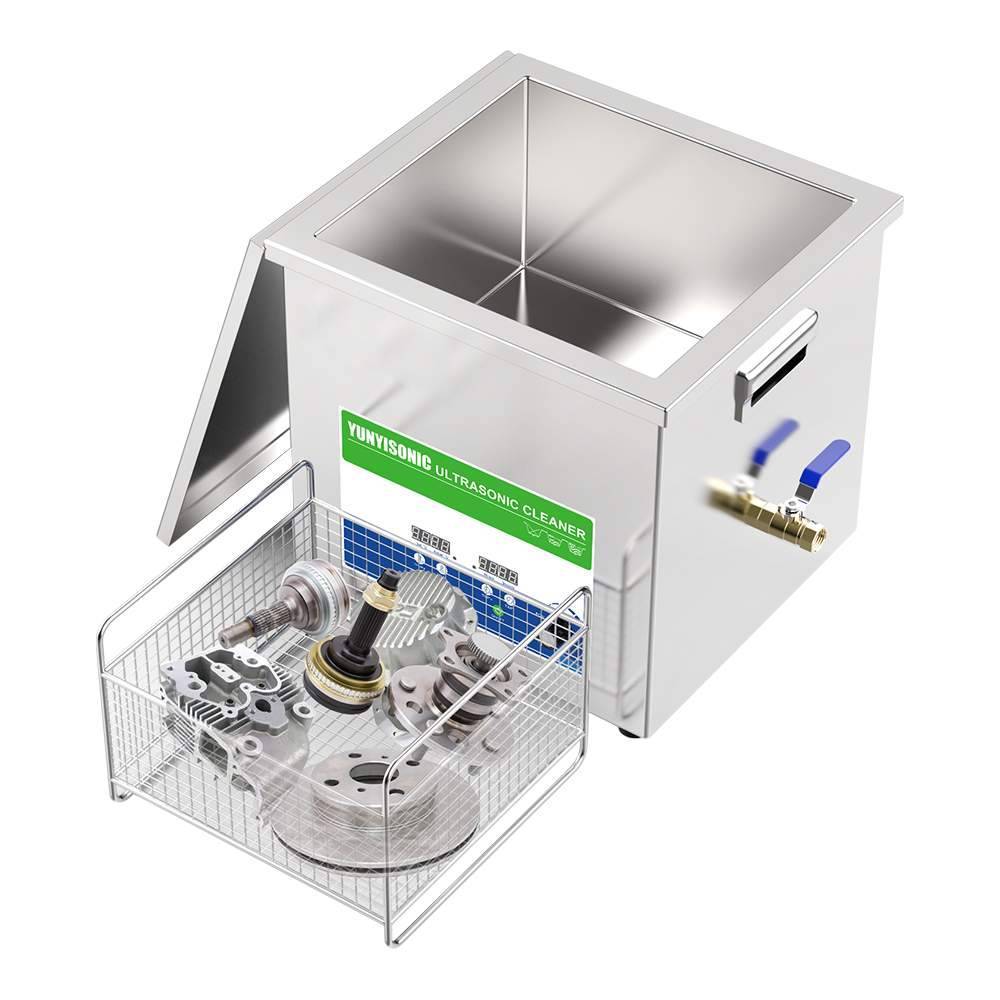 14-130L Industrial generator built-in ultrasonic washing machine for Engine Block Carburetor DPF Lab