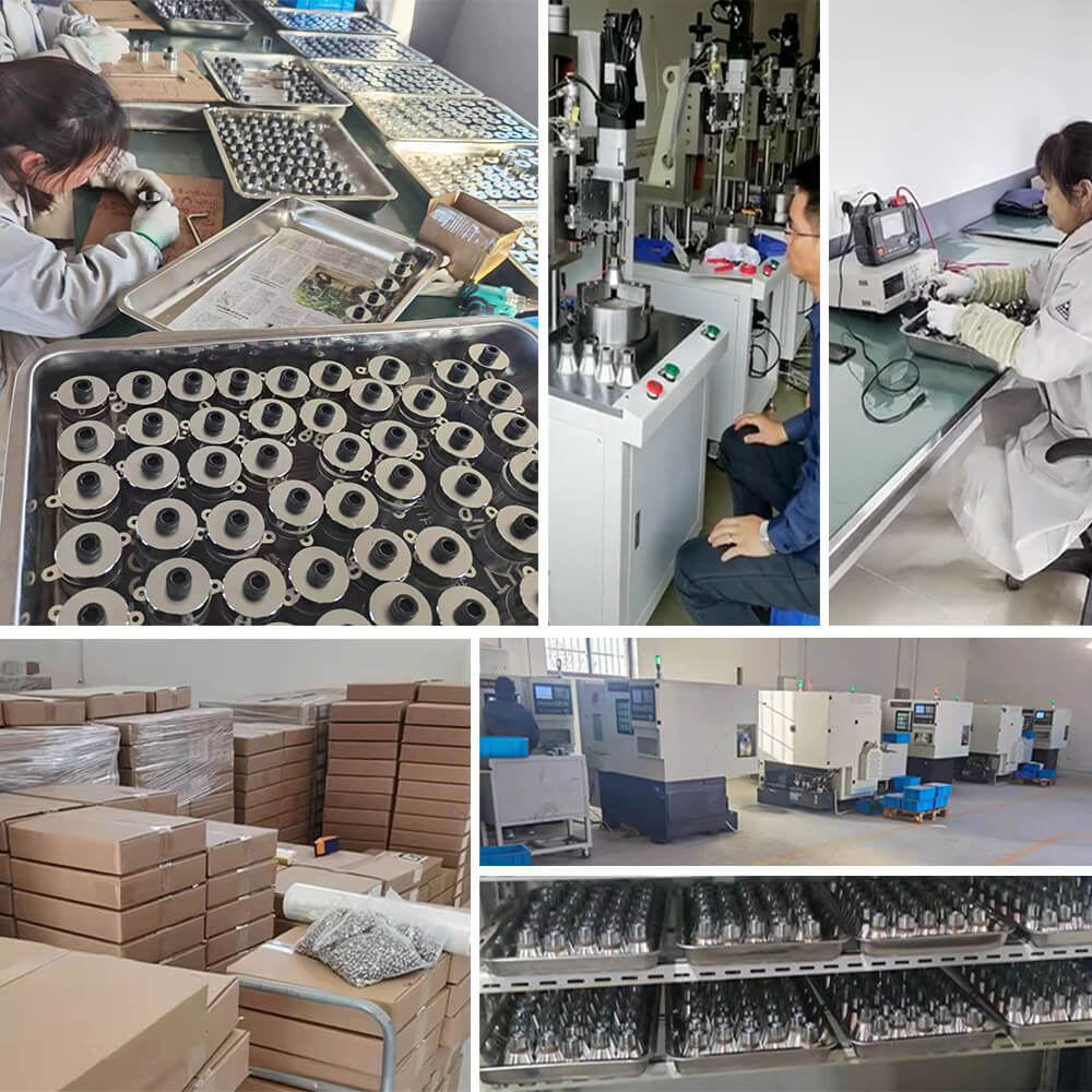 Yunyisonic factory manufacturing piezoelectric ultrasonic transducer