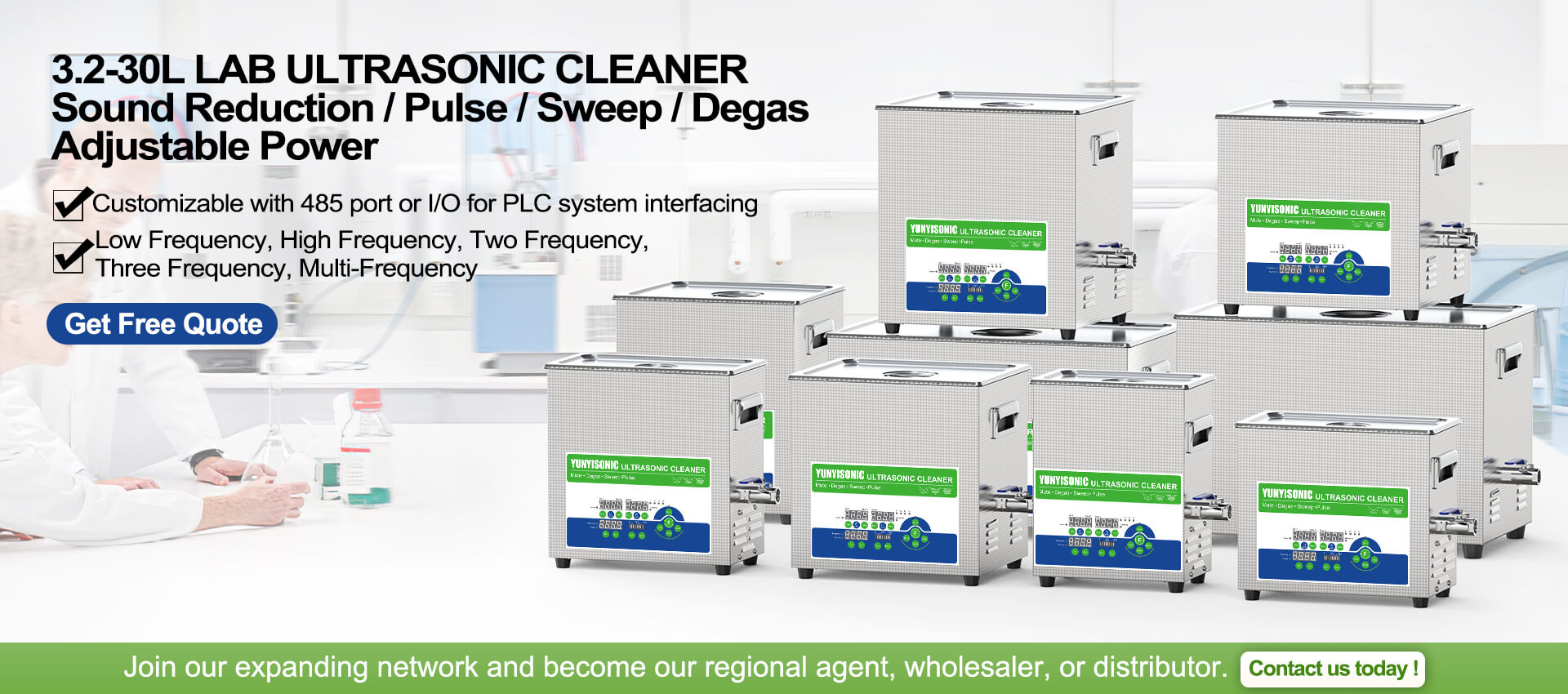 3.2-30L Laboratory Ultrasonic Cleaning Machine