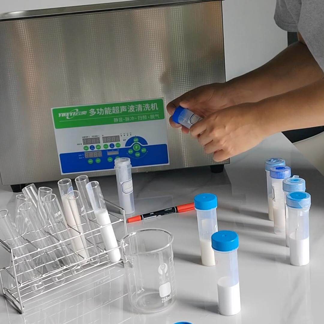 High frequency Lab ultrasound cleaner promotes the emulsification of nano slurry High frequency Lab ultrasound cleaner promotes the emulsification of nano slurry