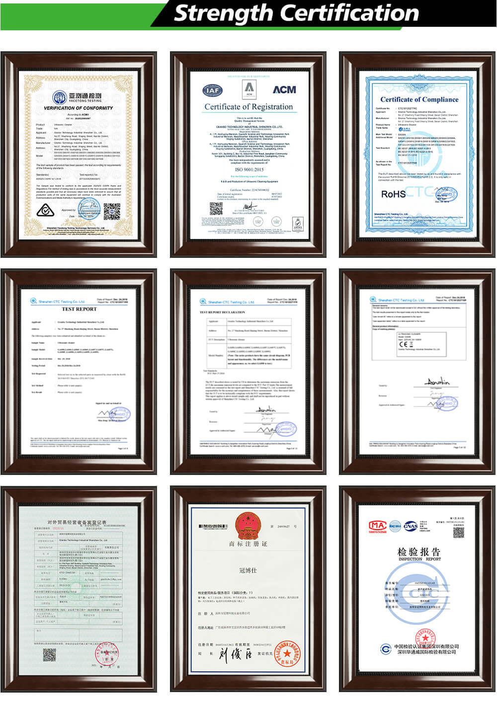 Industrial Window Blind Ultrasonic Cleaner CE ISO9001 Certifications