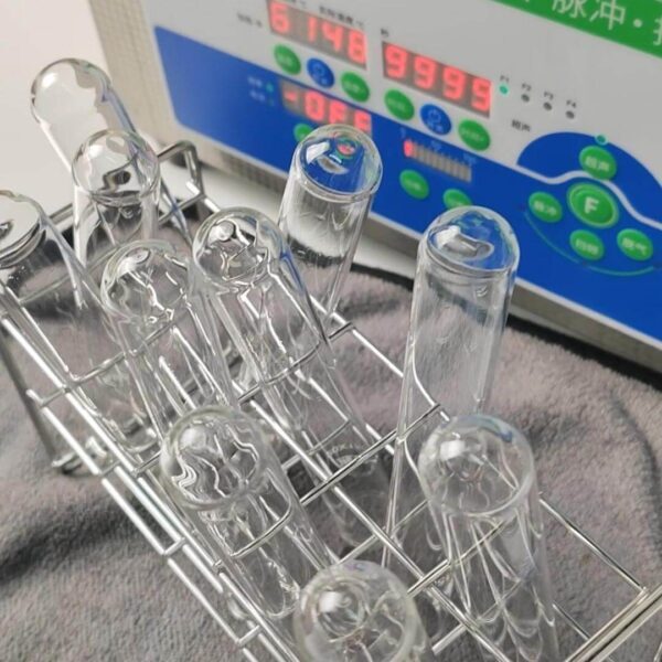Laboratory Ultrasonic Bath for Glassware Test Tubes Beaker Cleaning