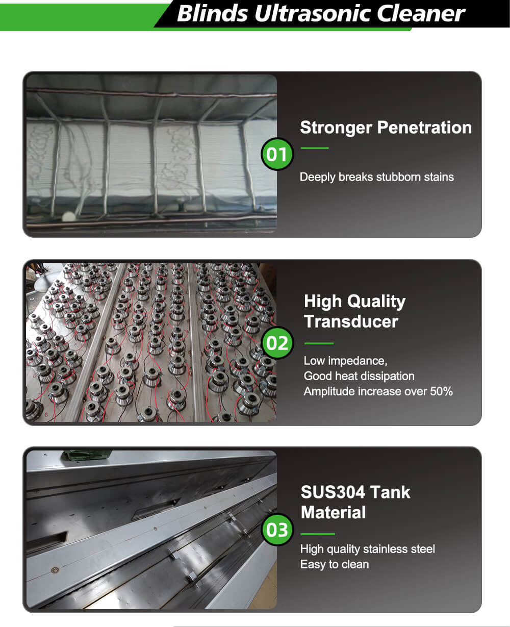 Ultrasonic Blind Cleaning Machine Structure