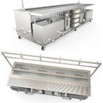 160Liter SUS304 Window Blind Ultrasonic Cleaning Machine