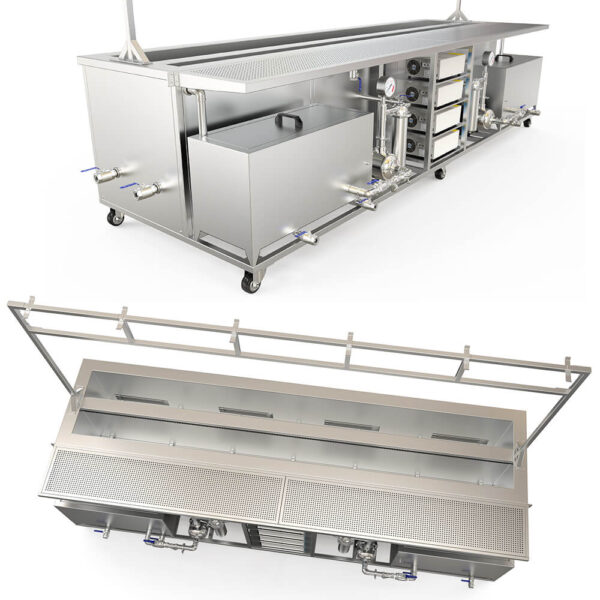 160Liter SUS304 Window Blind Ultrasonic Cleaning Machine
