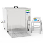 SUS304 ultrasonic cleaner 2400W power for deep degreasing of marine, aerospace, and industrial metal parts