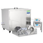 264L 28/40KHZ Industry Ultrasonic Cleaner for Precision Lab Instruments, Metal Parts & Mold Cleaning with External Generator