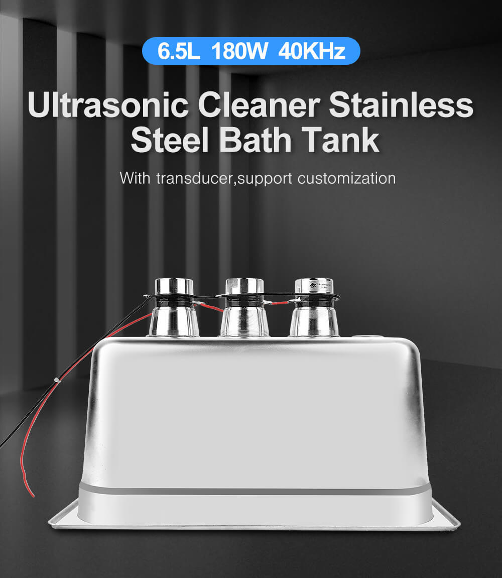 6.5L_SUS304 Ultrasonic Cleaning Tank with Transducers