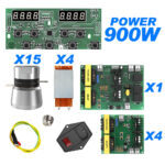 900W Complete 40kHz Digital Ultrasonic Cleaner DIY Kit