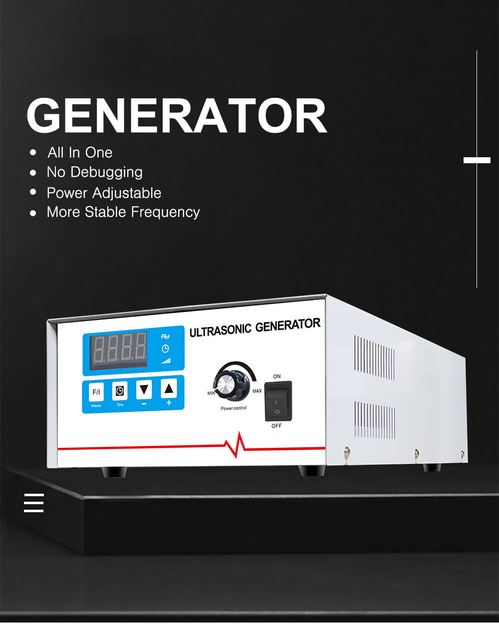 Digital Ultrasonic Generator Features