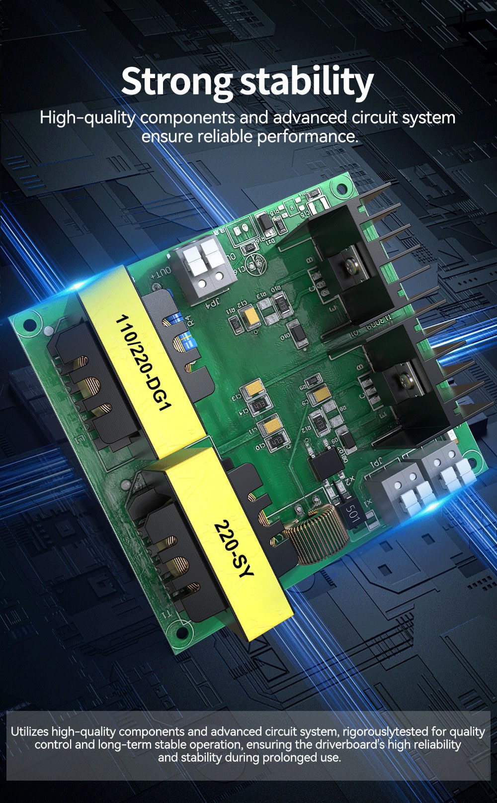 Stable Mechanical Ultrasonic Power Output Components