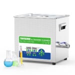 Compact 53kHz Ultrasonic Jewelry Cleaner | Gentle & Efficient Cleaning for Watches Denture Rings Earrings & Fine Accessories at Home