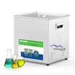 19L Multi-Frequency Ultrasonic Cleaner 25/50/80/120kHz with Degas Pulse Sweep Digital Heater Timer Power Control Noise Reduced SUS304 Design - Image 2