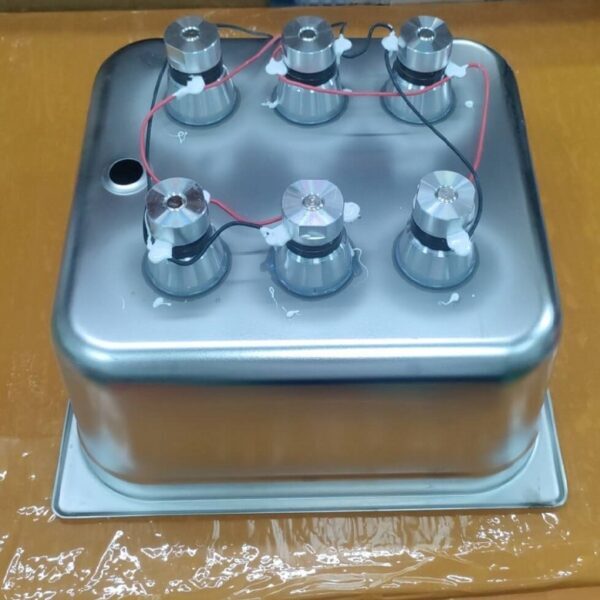 Cleaning Tank with Ultrasonic transducer unit for DIY ultrasonic cleaner