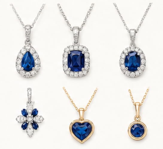 Everyday-wear sapphire jewelry
