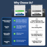 Comparison chart showing Yunyisonic ultrasonic cleaner advantages over traditional models