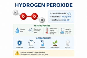 Hydrogen peroxide (H₂O₂)